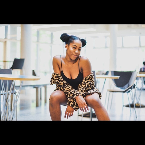 Cheetah Print Coat - Picture 2 of 3